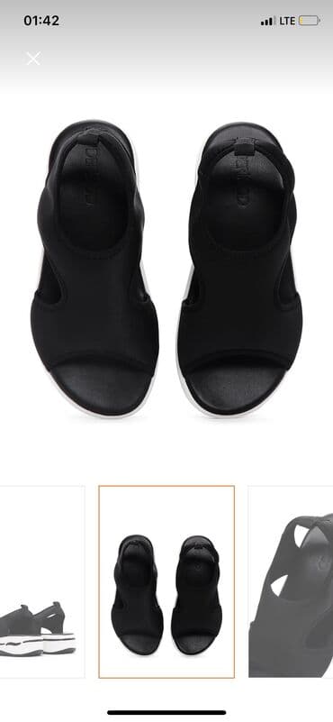 босоножки 27 размера: Размер: 39, цвет - Черный, Новый — 3
