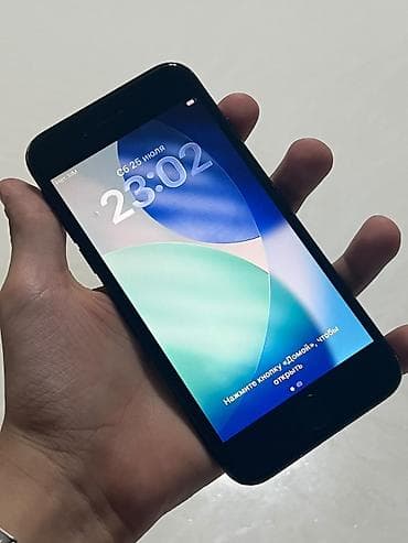 islenmis telefonlar kreditle satisi: IPhone SE 2020, 128 GB, Qara, Barmaq izi — 7