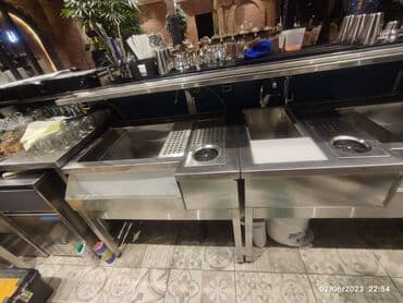 restoran ucun qab qacaq: Bar station qiymet olcu ve modele uygun hesablanir Birinci əl — 3