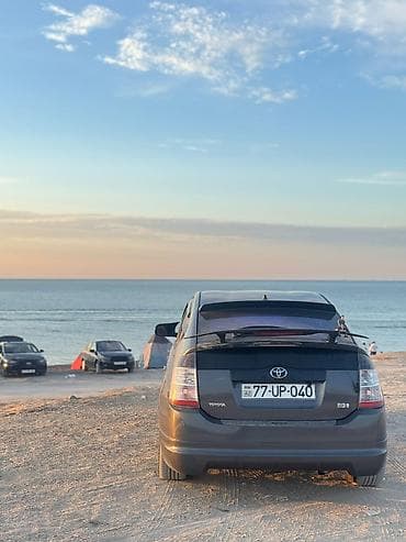 Продажа авто: Toyota Prius (2-ci nəsil) hibrid hetçbek - Kuzov: hetçbek, tünd boz — 1