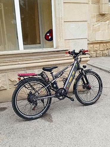 velosipedi: Elektrik velosipedi – mərkəzi batareya bloku və arxa mərkəzdə elektrik — 4