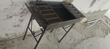 kilo kabab: Metaldan hazırlanmış manqal/qril masası - Material: qalın gövdəli — 2