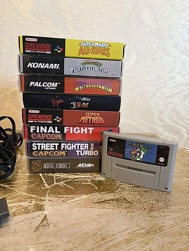 maşın oyun: Nintendo Super Nintendo (SNES) PAL Tam işlək heç bir problemi yoxdur — 5