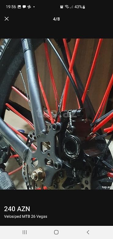 Velosiped MTB 26 Vegas - Təkər ölçüsü: 26" - Çərçivə: Vegas, dağ/MTB — 4