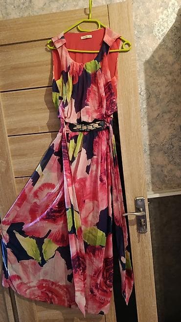 beli: Çiçək naxışlı uzun yay donu - Model: maxi uzunluqda, yüngül axıcı — 3