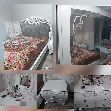 Ev üçün mebel: İkinəfərlik çarpayı, Termo, Dolab, 2 tumba, İşlənmiş — 1