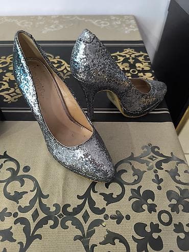 Tuflilər, Ölçü: 39, rəng - Gümüşü, Yeni