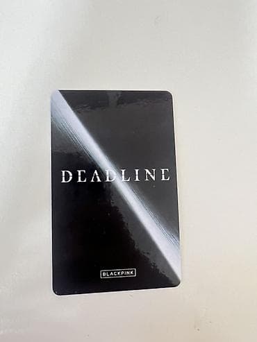 mini top: Məhsul: BLACKPINK “DEADLINE” orginal jennie fotokart - Seriya — 2