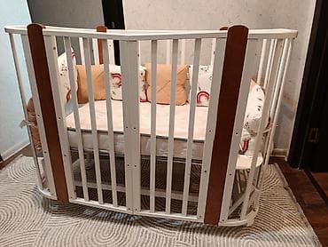 oglan sekli: Oğlan və qız üçün, Dördbucaq, Beşik, Dəst ilə, Matras ilə, Yellənmə mexanizmsiz — 2