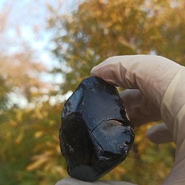 idman eşyaları: Obsidian Təbii Daş Satılır | Qara Obsidian | Enerji Daşı | Orijinal — 10