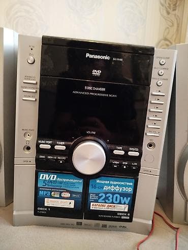 hdd disk: Təcili satılır Panasonic SA-VK460 mini audio sistemi – güclü ev musiqi — 2