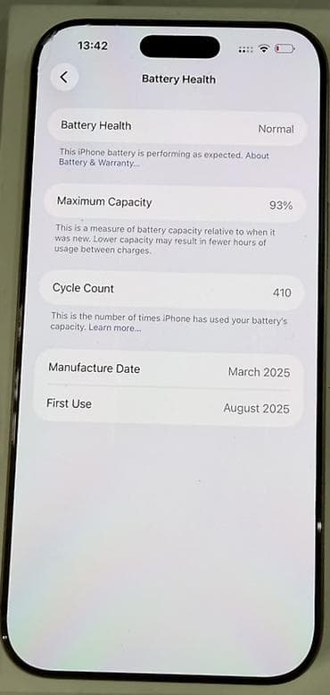 mac pro: IPhone 16 Pro Max, 256 GB, Gümüşü, Face ID — 9