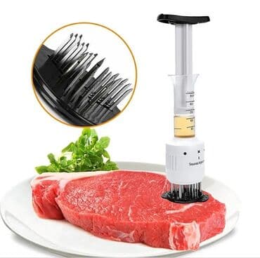 et masini: Et deşen şprisli Etin terkibine vurulan qatqıları edeva ve yağı — 1