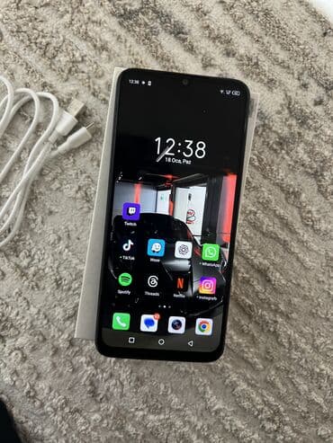 tv box android 10: Infinix Smart 7 HD, 64 GB, rəng - Göy, Face ID — 4