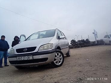 qara 07 sekilleri: Opel Zafira, gümüş rəng, 7 yerlik kompakt miniven. qiymətinde — 4