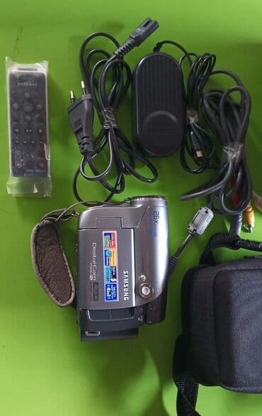 Gencededir İslekdir .Samsung Digital Cam DVD Videokamera dəsti real