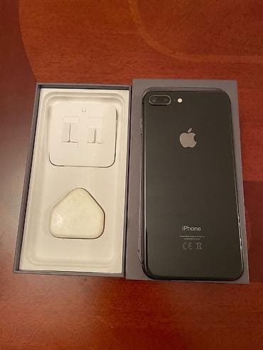 iphone 15 case: IPhone 8 Plus, 64 GB, Qara, Barmaq izi — 2