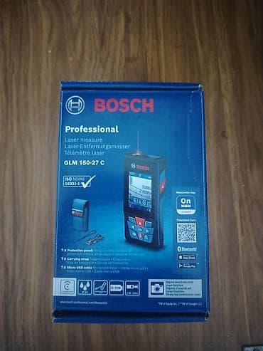 Alətlər: Bosch Professional GLM 150-27 C lazer məsafəölçəni. Bu model peşəkar — 1