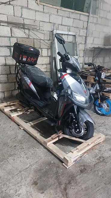 disk tekerler: Elektrik skuter – KING K60 - Gümüş/rəngli korpus, idman üslublu — 3