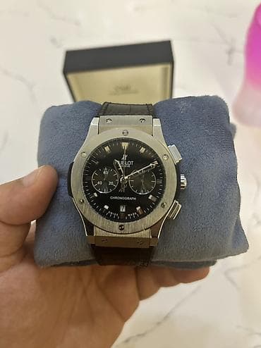 saatlar type 0: Hublot tərzində xronoqraf kişi qol saatı Xronograflar aktiv ayın — 3