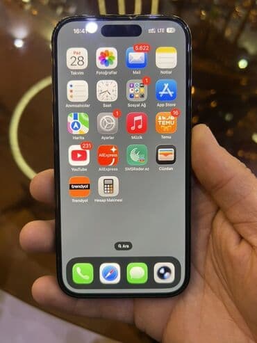 IPhone 14 Pro, 256 GB, Qara, Barmaq izi, Face ID