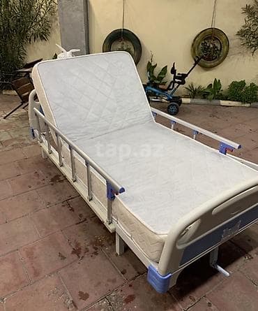 Tibbi çarpayi xəstəxana çarpayısı – tək nəfərlik, metal karkaslı