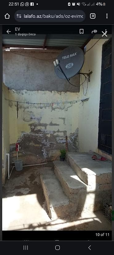 Həyət evləri və villaların satışı: Binəqədi qəs. 1 otaqlı, 40 kv. m, Kredit yoxdur, Orta təmir — 2
