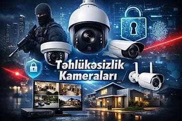 Təhlükəsizlik Kameraları – ev və obyektlər üçün komplekt video-nəzarət