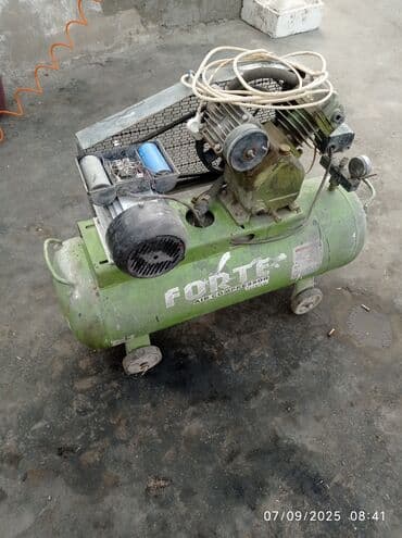 alətlər qutusu: Forte markalı hava kompressoru Xüsusiyyətlər: - Üfüqi silindrik hava — 2