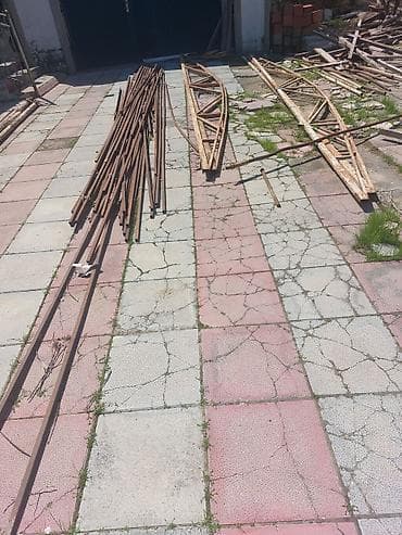 plastik qapi pencereler: Metal konstruksiya materialları çardağ üçün hazır — 1