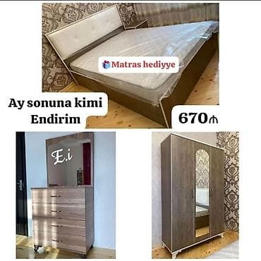 kravat demir: İkinəfərlik çarpayı, Yeni — 1