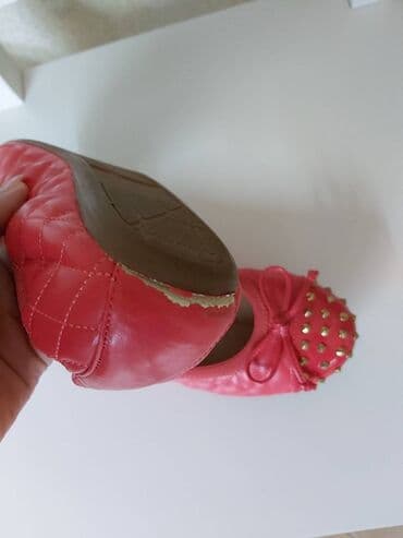 домашние женские тапочки балетки: Балетки, Размер: 38, цвет - Розовый, Б/у — 3