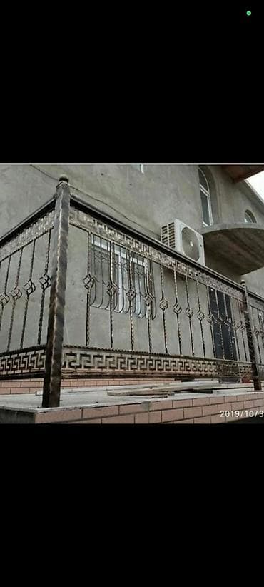 Balkon məhəccəri, Dəmir — 8
