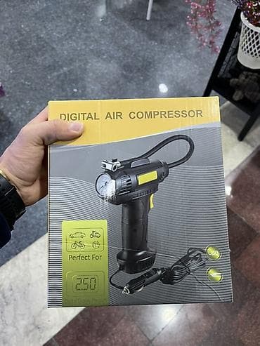 Rəqəmsal Hava Kompressoru - Avtomobil, motosiklet, velosiped və top