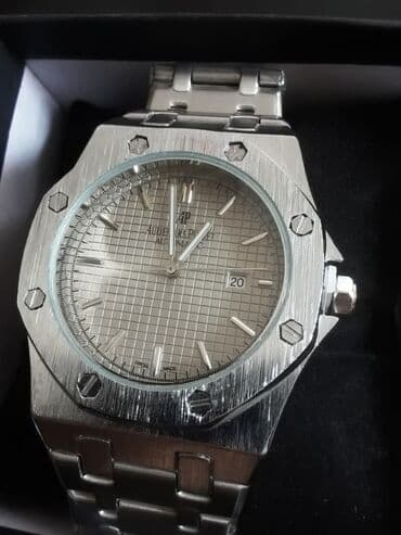 omega qol saatı: Qol saatı, Audermars Piguet, rəng - Gümüşü — 2