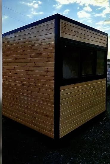 киоск: Taşınan taxta kiosk / modul post - Karkas: möhkəm metal profil — 5