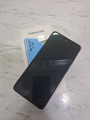 Lincoln: Samsung Galaxy A52, цвет - Голубой, Отпечаток пальца — 4