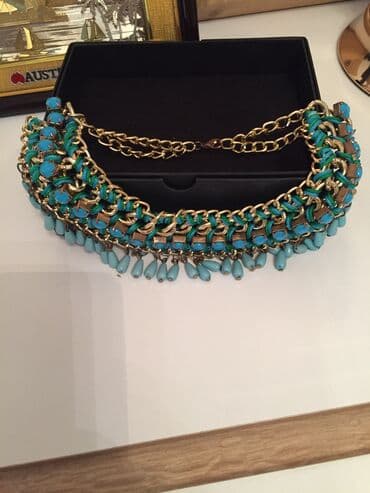 boyunbağı gumuş: Bjuteriya kolye Amerikadan alinıb istifade olunmayib — 2