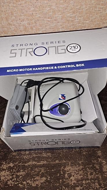 Оборудование для ресторанов, кафе: Manikür üçün peşəkar dəst Tərkib: - STRONG Series 210 mikromotor seti — 4