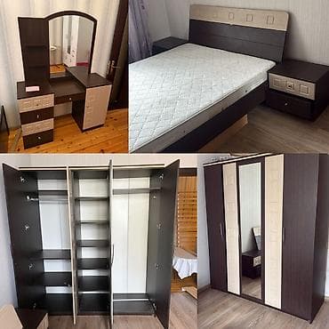 gencede islenmis ev esyalari: F99Yataq dəsti 380₼.Matrası var.Yaxşı vəziyyətdədir.Hal hazırda — 1