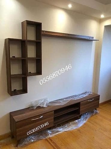 3d divar saatlari: Yeni, Düz TV altlığı, Polkalı, Laminat, Rusiya — 8