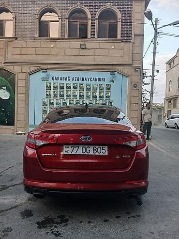 e39 radiator: Kia Optima sedan – qırmızı rəng - Kuzov: 4 qapılı sedan, idman üslublu — 5