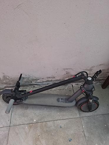 Elektrik nəqliyyatı: Elektrik skuter – qatlanan, amortizatorlu - Rəng: qara-boz - Qatlanan — 2