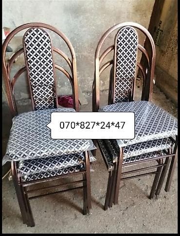 tarqovu restoran: Stol və stullarin topdan pərakəndə satışı. Dest və ya tək -tek satisi — 5