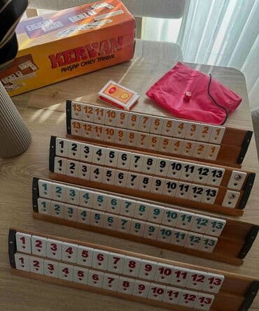 3391 km bilet: Okey dəsti taxta super vəziyıtdədir təzə tam ideal — 4