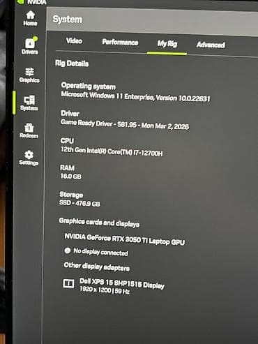 monster notebook: Dell XPS noutbuku - Model: Dell XPS (13/15 seriyasına xas incə — 4