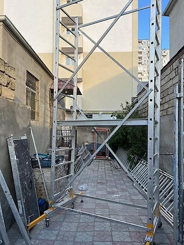 panel radyatır: Alüminium mobil iş qülləsi / skafold - Material: yüngül və davamlı — 6