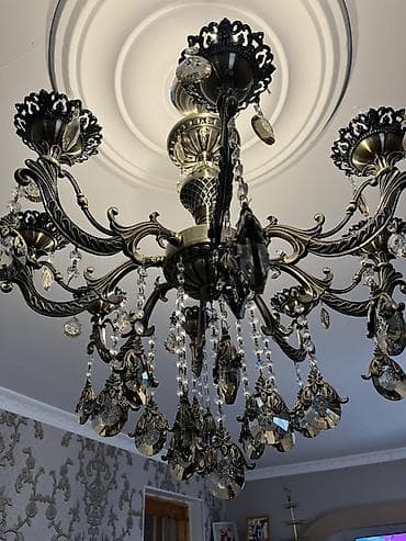 Pastel dəstləri: Çılçıraq, 8 lampa, Metal — 2