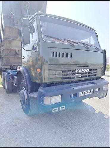 atım qurğu b: KAMAZ yük maşını üçün kabina və şassi komplekti - Yaşıl rəngli KAMAZ — 10