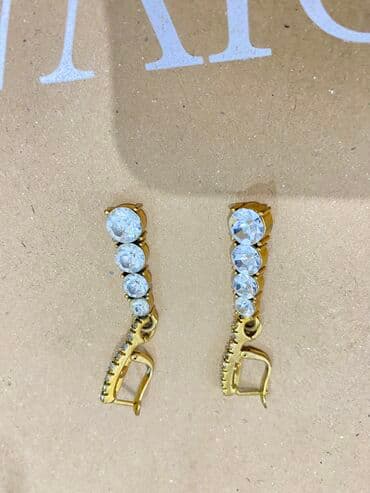 tək qaş: Qolbaq dəsti - Model 1: Gümüşü rəngdə sərt qolbaq, üst hissəsi xırda — 8